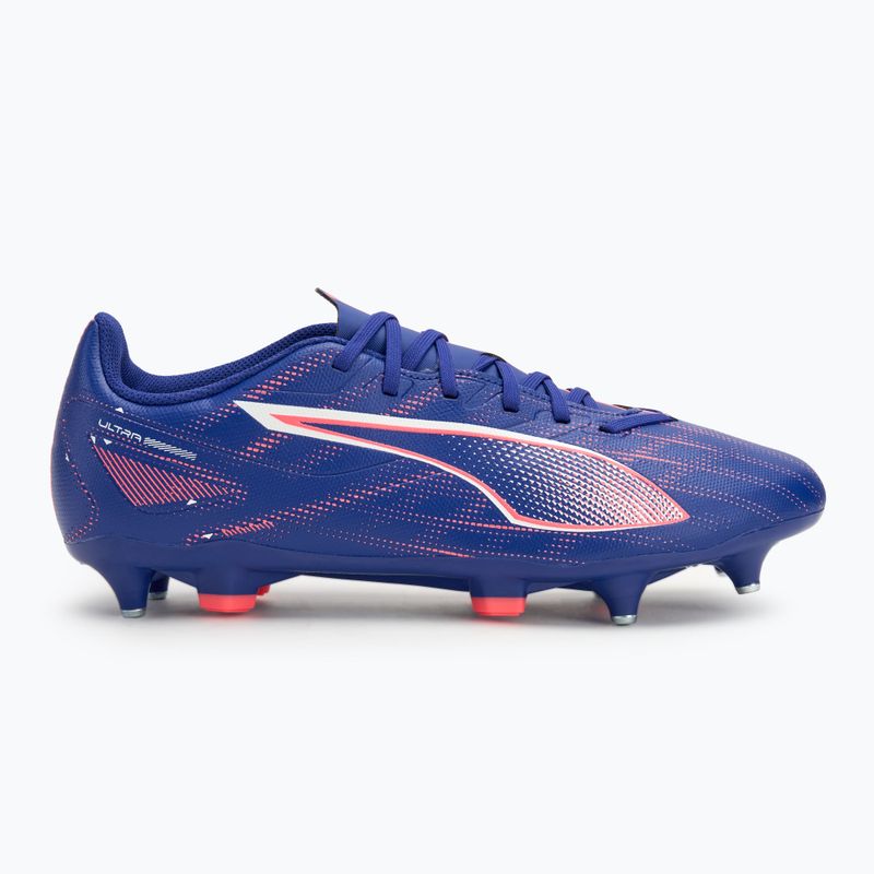 PUMA Ultra 5 Play MxSG lapis lazuli/puma white/sunset glow futbolo bateliai 2