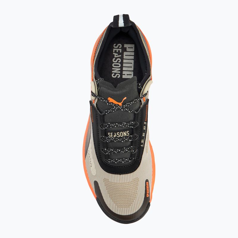 Vyriški bėgimo bateliai PUMA Voyage Nitro 3 Tech desert dust/flame flicker 5