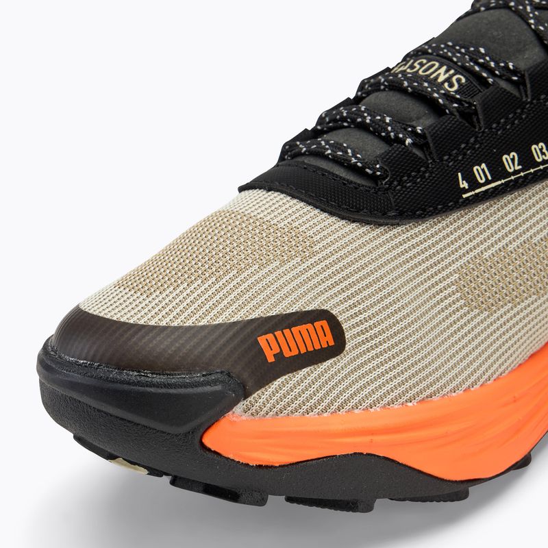 Vyriški bėgimo bateliai PUMA Voyage Nitro 3 Tech desert dust/flame flicker 7