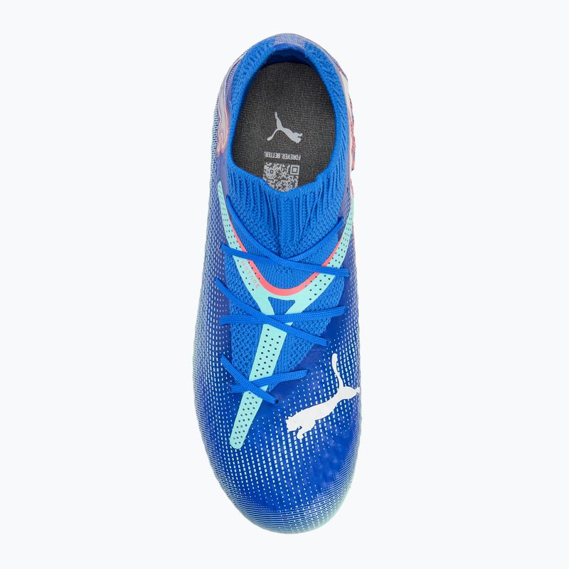 Vaikiški futbolo batai PUMA Future 7 Pro FG/AG Jr bluemazing/puma white/electric peppermint 5