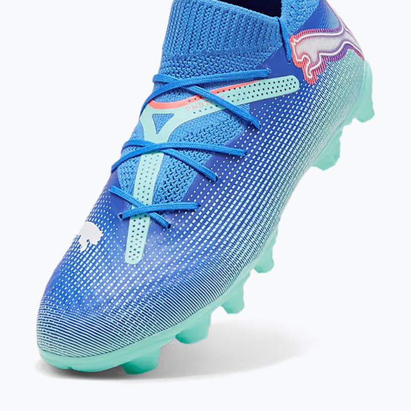 Vaikiški futbolo batai PUMA Future 7 Pro FG/AG Jr bluemazing/puma white/electric peppermint 5