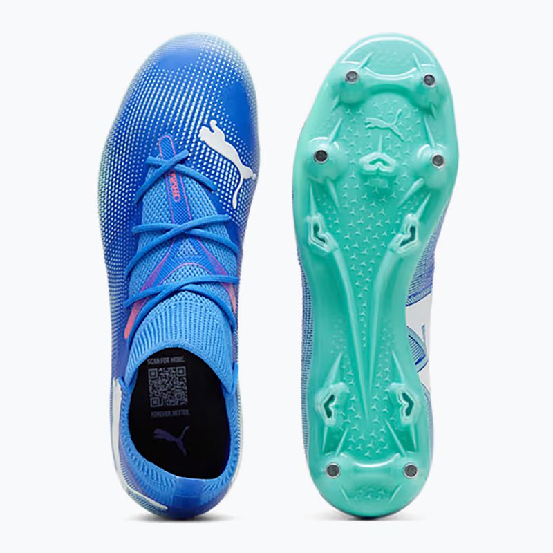 Futbolo batai PUMA Future 7 Match MxSG blue mazing/puma white/electric peppermint 4