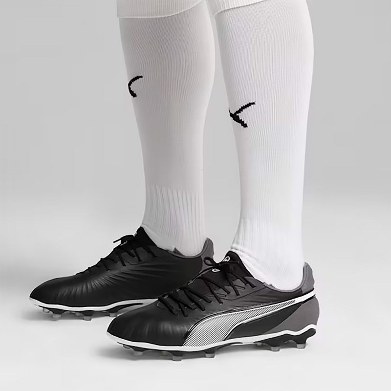 Futbolo batai PUMA King Match FG/AG puma black/puma white/cool dark grey 14