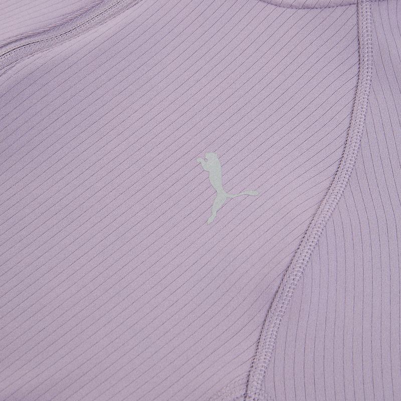 Moteriškas bėgimo džemperis PUMA Run For Her Ribbed Full Zip pale plum 3