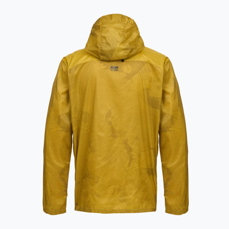 Vyriška bėgimo striukė Puma Seasons Windcell Running Jacket gold 2