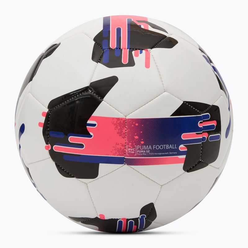 Futbolo kamuolys PUMA Orbita 6 MS puma white/lapis lazuli/sunset glow dydis 3 2