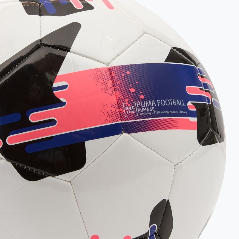 Futbolo kamuolys PUMA Orbita 6 MS puma white/lapis lazuli/sunset glow dydis 5 3