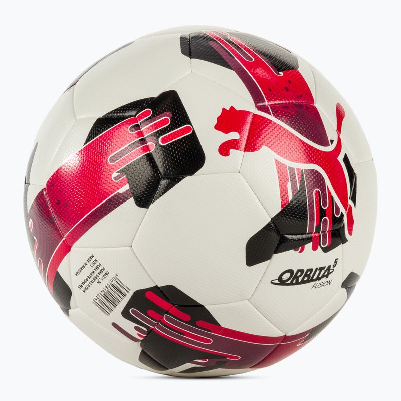 Futbolo kamuolys PUMA Orbita 5 Fusion puma white/puma red dydis 3 2