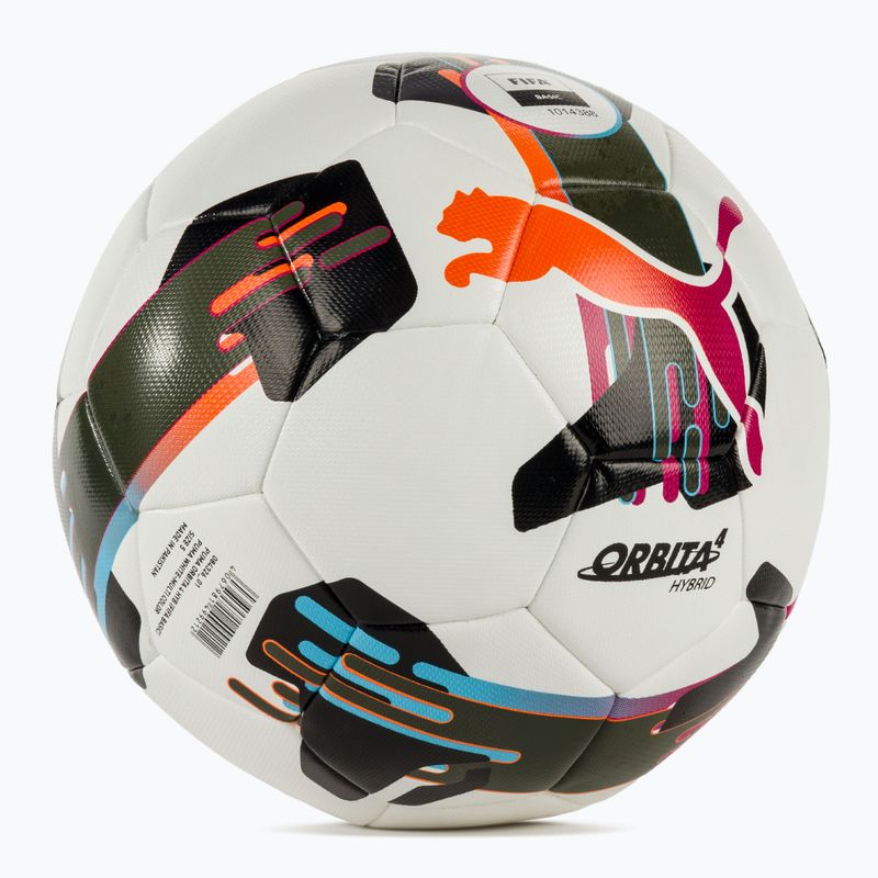 Futbolo kamuolys PUMA Orbita 4 HYB FIFA Basic puma white/multicolor dydis 5 2