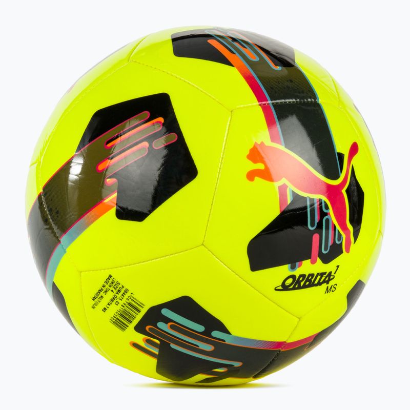 Futbolo kamuolys PUMA Orbita 7 MS lemon tonic/multicolor dydis 4 2