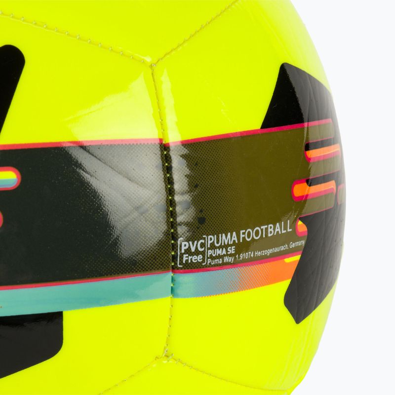 Futbolo kamuolys PUMA Orbita 7 MS lemon tonic/multicolor dydis 4 3