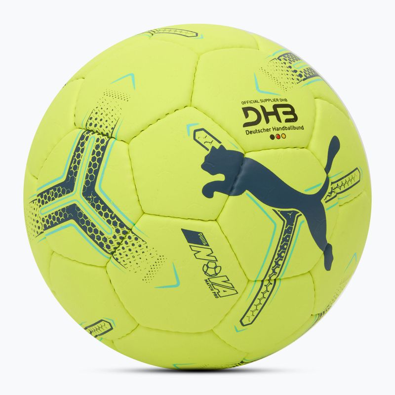 Rankinio kamuolys PUMA Nova Match Pro fizzy apple/grey skies dydis 2 2