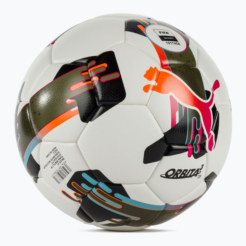Futbolo kamuolys PUMA Orbita 3 TB FIFA Quality puma white/multicolor dydis 4 2