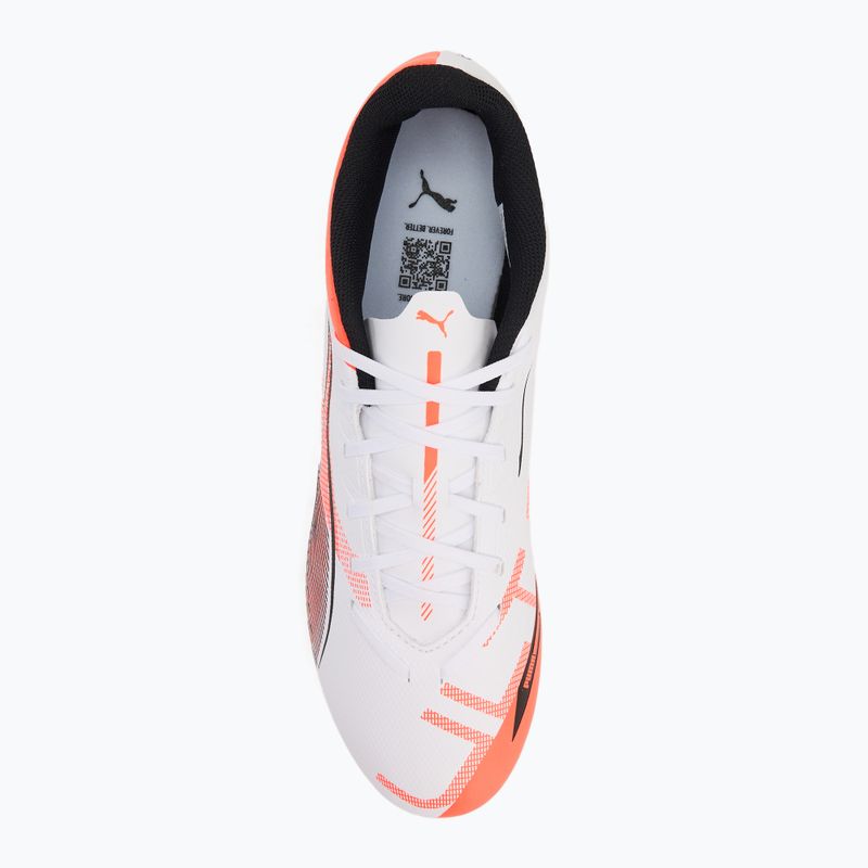 Futbolo batai PUMA Ultra 5 Play FG/AG puma white/puma black/glowing red 5