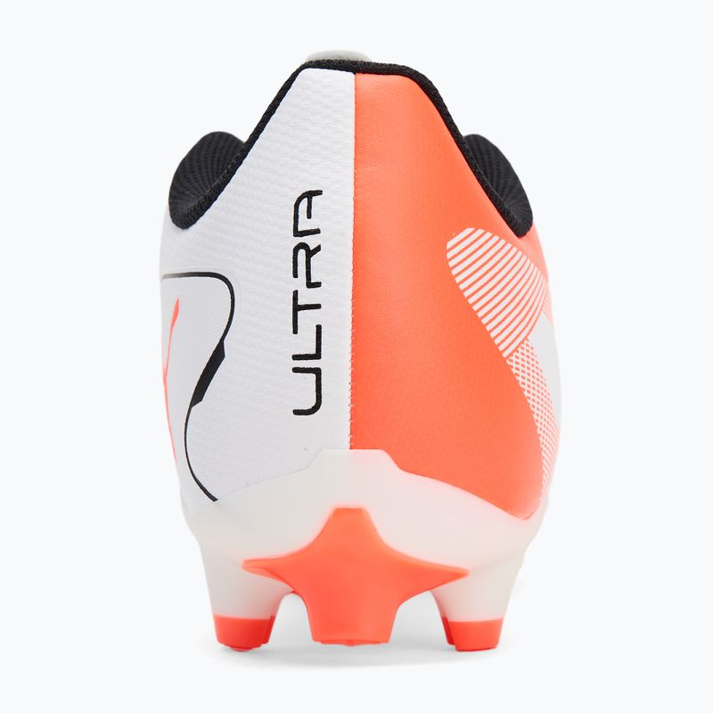 Futbolo batai PUMA Ultra 5 Play FG/AG puma white/puma black/glowing red 6