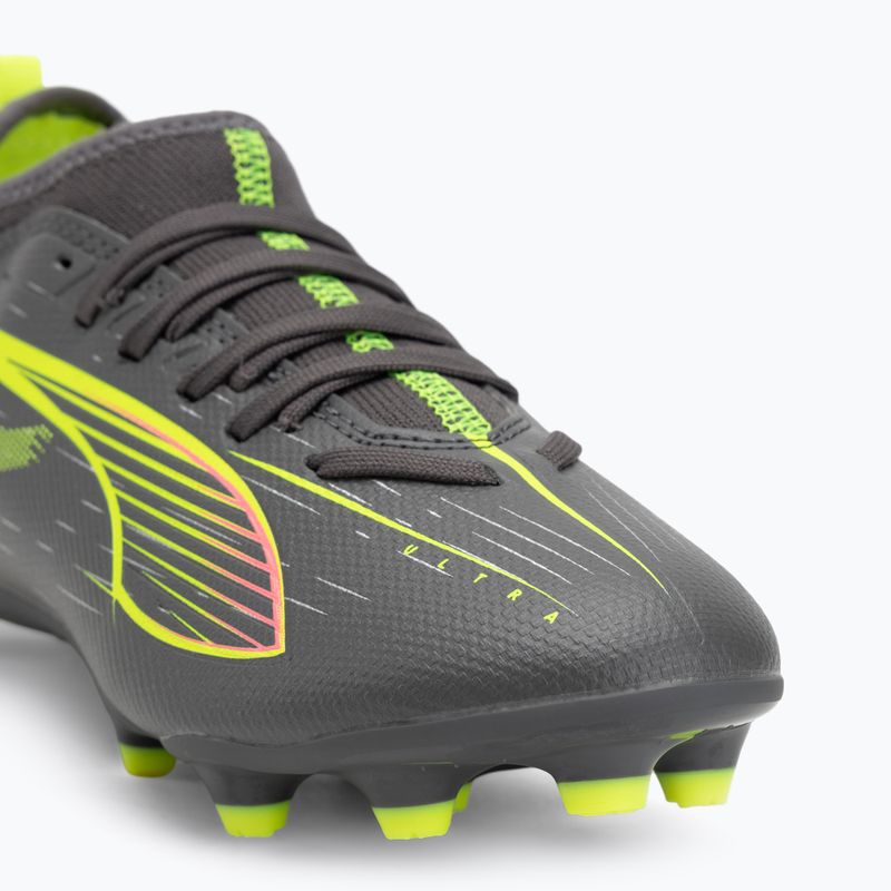 Vaikiški futbolo batai PUMA Ultra 5 Match FG/AG Jr matte aged silver/yellow alert/puma aged silver 7
