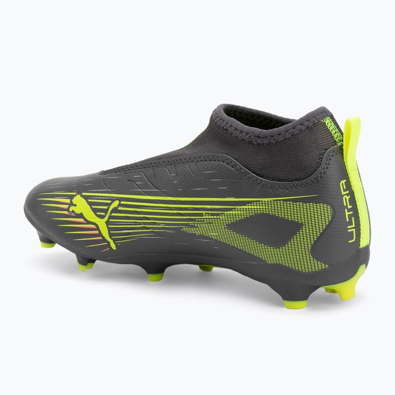 Vaikiški futbolo bateliai PUMA Ultra 5 Match+ LL FG/AG Jr matte aged silver/yellow alert/puma aged silver 3