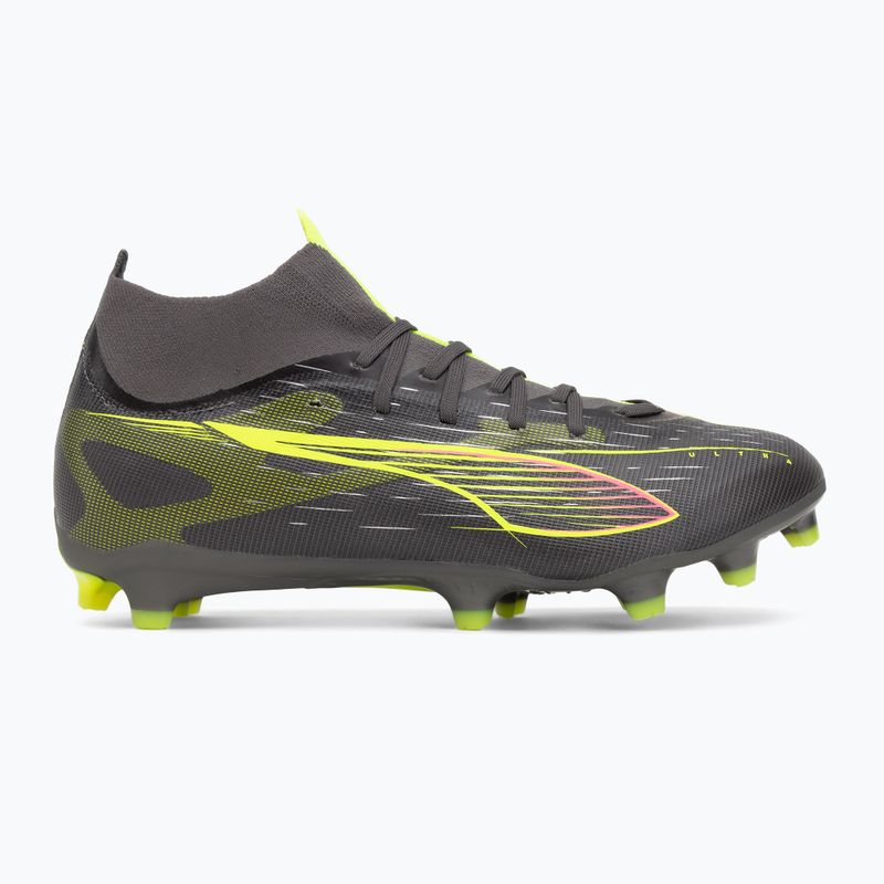 Vyriški futbolo bateliai PUMA Ultra 5 Match+ FG/AG matte aged silver/yellow alert/puma aged silver 2