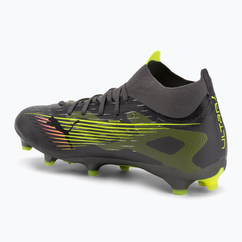 Vyriški futbolo bateliai PUMA Ultra 5 Match+ FG/AG matte aged silver/yellow alert/puma aged silver 3