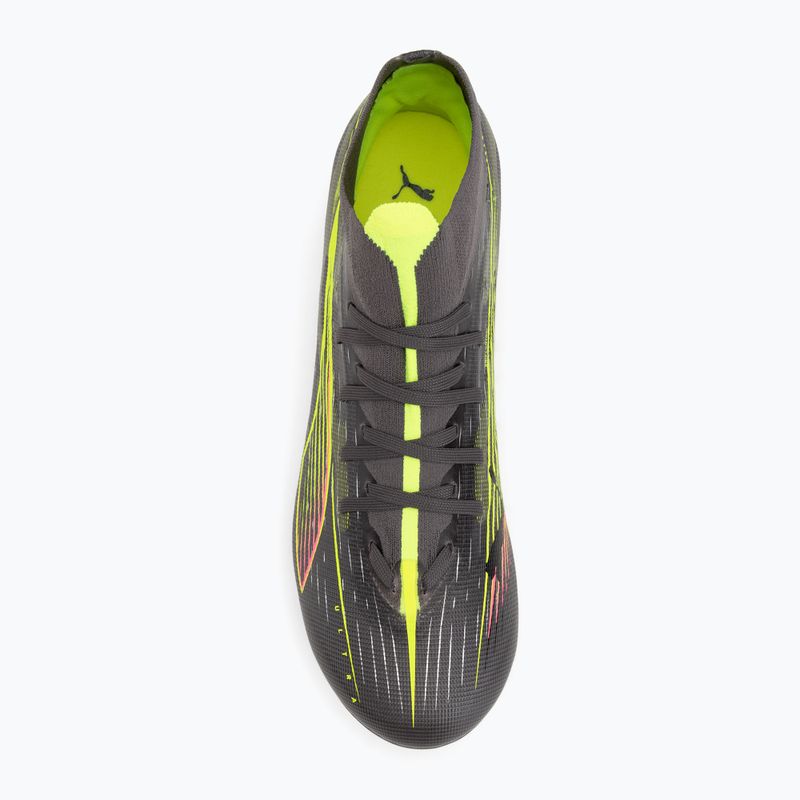 Vyriški futbolo bateliai PUMA Ultra 5 Match+ FG/AG matte aged silver/yellow alert/puma aged silver 5