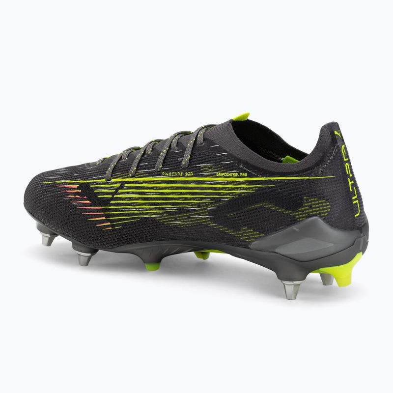 Vyriški futbolo batai PUMA Ultra 5 Ultimate MxSG matte aged silver/yellow alert/sun struck 3