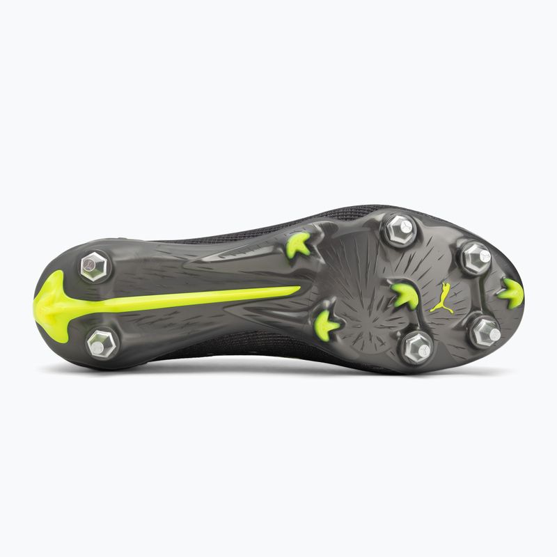 Vyriški futbolo batai PUMA Ultra 5 Ultimate MxSG matte aged silver/yellow alert/sun struck 4