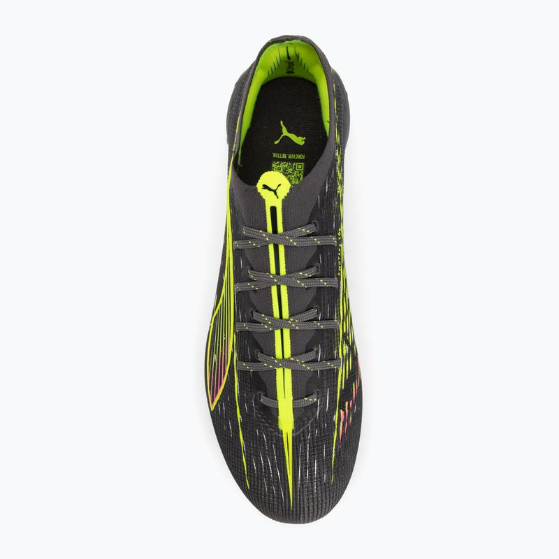 Vyriški futbolo batai PUMA Ultra 5 Ultimate MxSG matte aged silver/yellow alert/sun struck 5