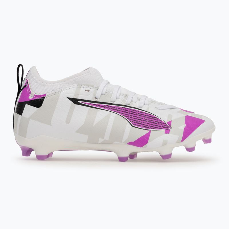 Vaikiški futbolo batai PUMA Ultra 5 Match Forever FG/AG Jr puma white/pure magenta/feather gray/puma black 2