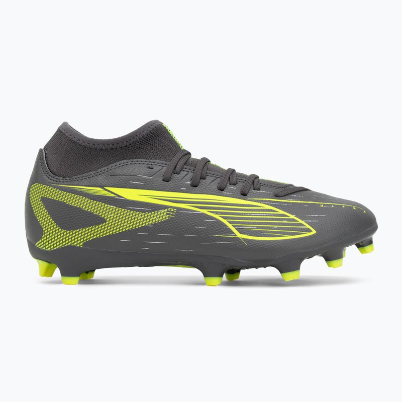 Vyriški futbolo bateliai PUMA Ultra 5 Play+ FG/AG matte aged silver/yellow alert/puma aged silver 2