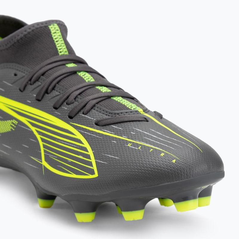 Vyriški futbolo bateliai PUMA Ultra 5 Play+ FG/AG matte aged silver/yellow alert/puma aged silver 7