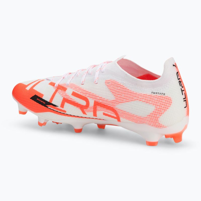 Vyriški futbolo batai PUMA Ultra 5 Pro FG/AG puma white/puma black/glowing red 3