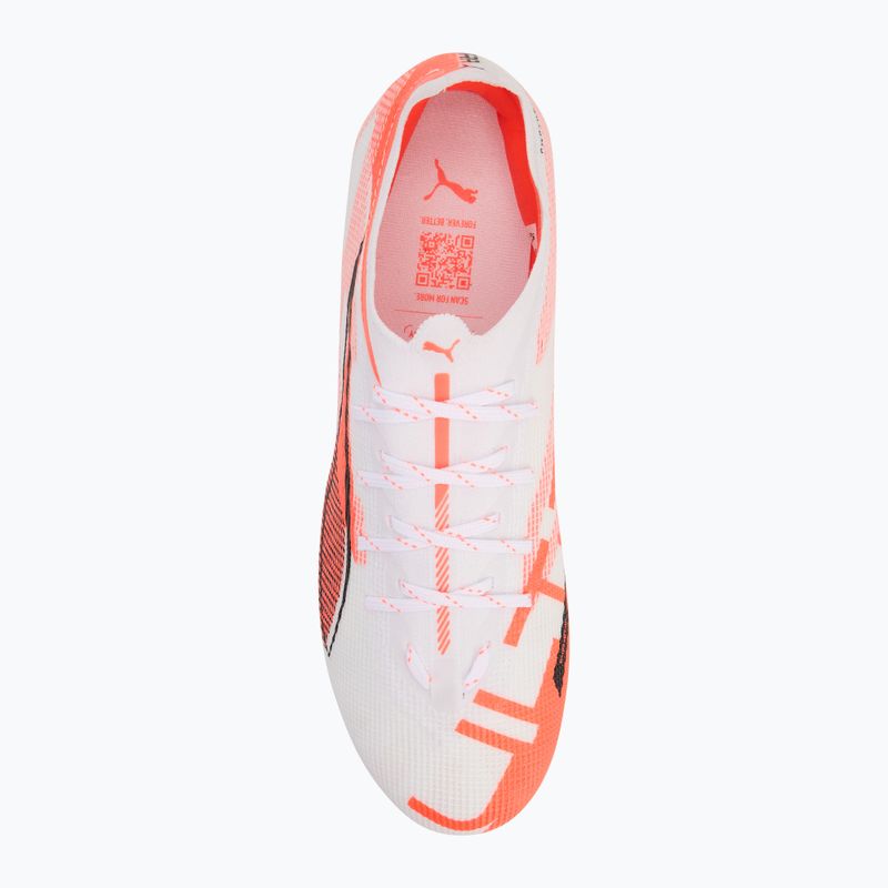 Vyriški futbolo batai PUMA Ultra 5 Pro FG/AG puma white/puma black/glowing red 5