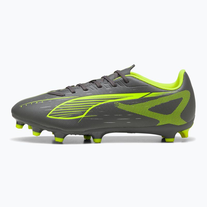 Futbolo batai PUMA Ultra 5 Play FG/AG matte aged silver/yellow alert/puma aged silver