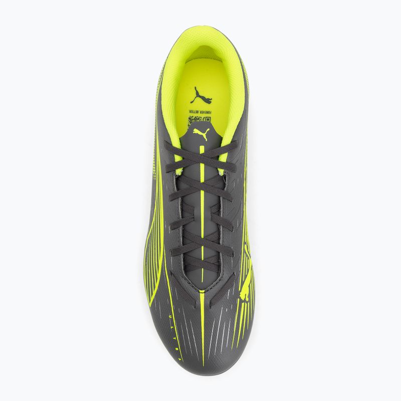 Futbolo batai PUMA Ultra 5 Play FG/AG matte aged silver/yellow alert/puma aged silver 5