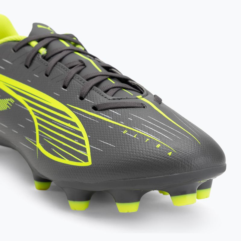 Futbolo batai PUMA Ultra 5 Play FG/AG matte aged silver/yellow alert/puma aged silver 7