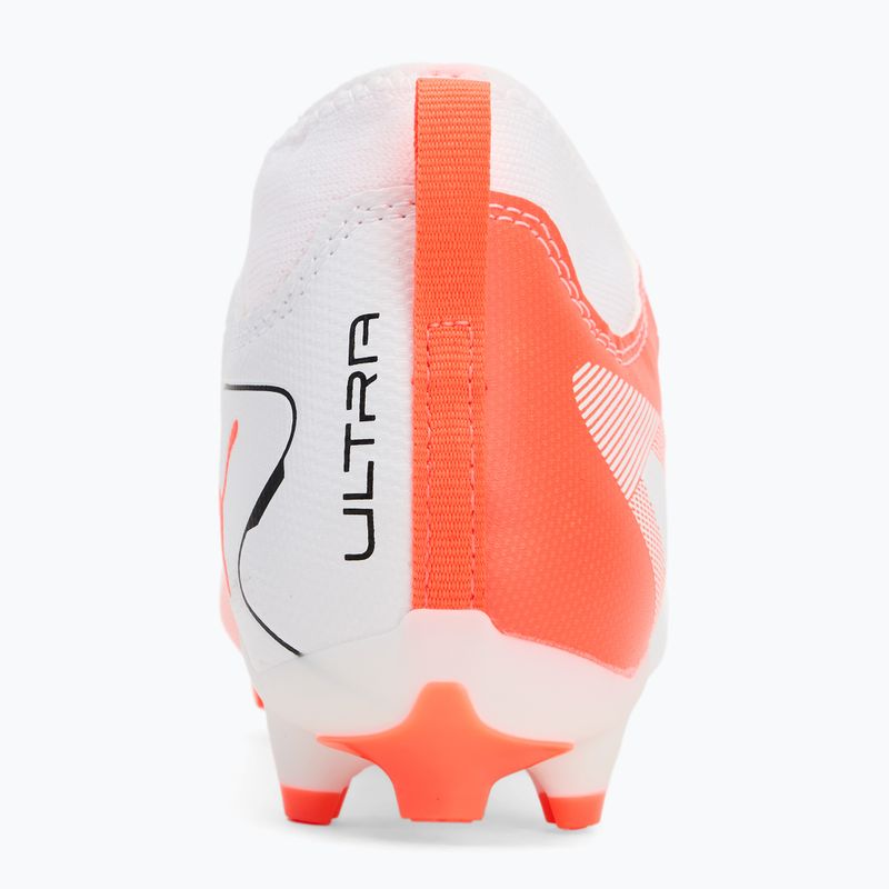 Vaikiški futbolo bateliai PUMA Ultra 5 Match+ LL FG/AG Jr puma white/puma black/glowing red 6