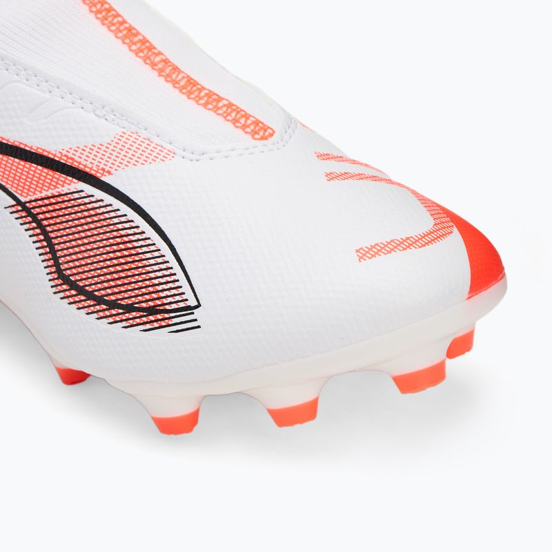 Vaikiški futbolo bateliai PUMA Ultra 5 Match+ LL FG/AG Jr puma white/puma black/glowing red 7