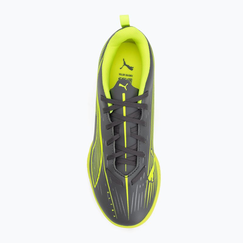Vaikiški futbolo batai PUMA Ultra 5 Play TT Jr matte aged silver/yellow alert/puma aged silver 5