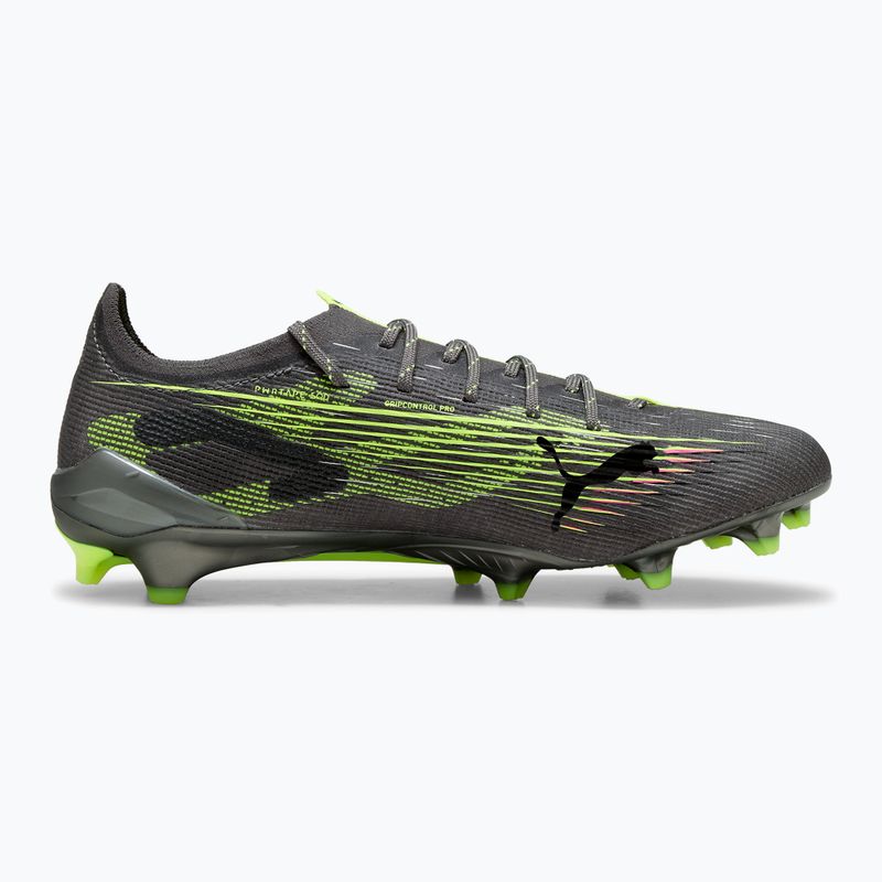 Vyriški futbolo batai PUMA Ultra 5 Ultimate FG matte aged silver/yellow alert/sun struck