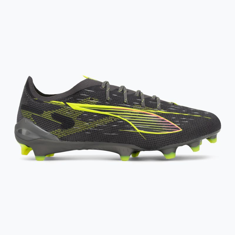 Vyriški futbolo batai PUMA Ultra 5 Ultimate FG matte aged silver/yellow alert/sun struck 3