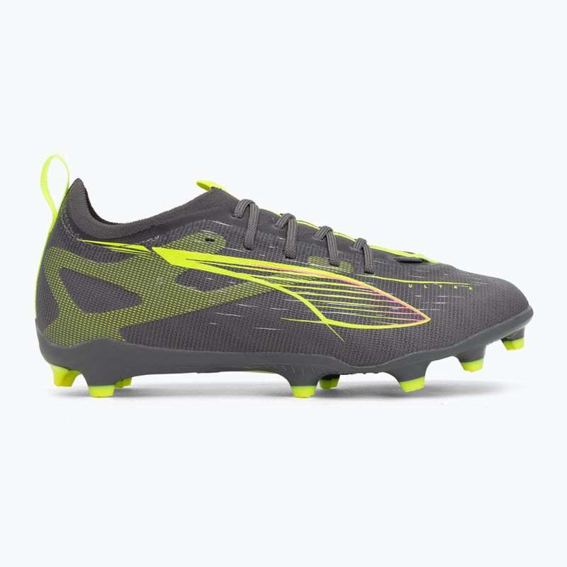 Vaikiški futbolo batai PUMA Ultra 5 Pro FG/AG Jr matte aged silver/yellow alert/sun struck 2