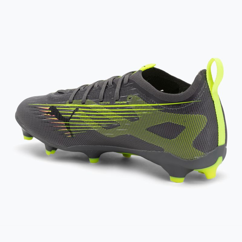 Vaikiški futbolo batai PUMA Ultra 5 Pro FG/AG Jr matte aged silver/yellow alert/sun struck 3