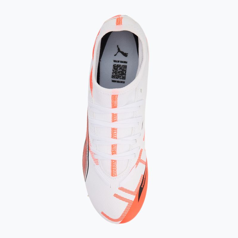Vyriški futbolo bateliai PUMA Ultra 5 Play+ FG/AG puma white/puma black/glowing red 5
