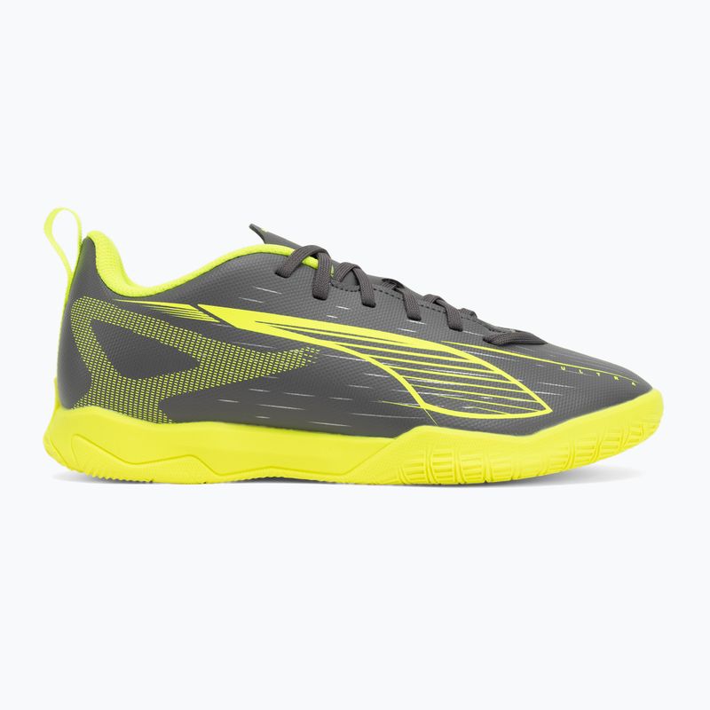 Vaikiški futbolo batai PUMA Ultra 5 Play IT Jr matte aged silver/yellow alert/puma aged silver 2