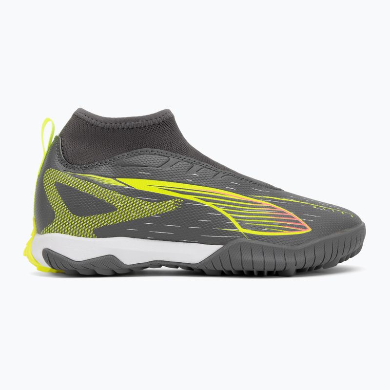 Vaikiški futbolo batai PUMA Ultra 5 Match+ LL TT + Mid Jr matte aged silver/yellow alert/puma aged silver 2
