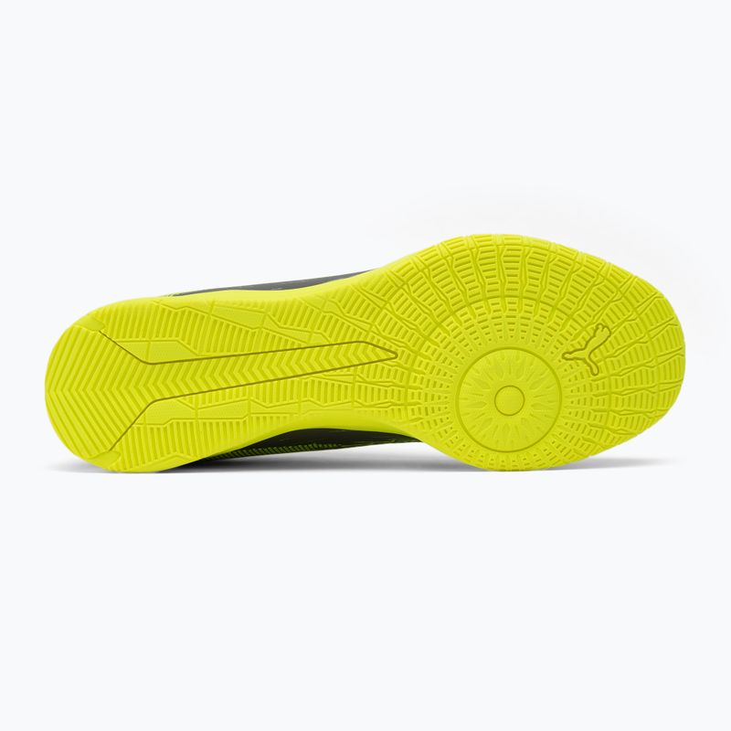 Vyriški futbolo batai PUMA Ultra 5 Play IT matte aged silver/yellow alert/puma aged silver 4