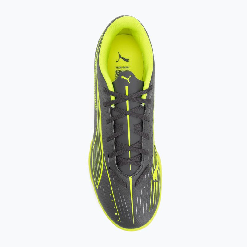 Vyriški futbolo batai PUMA Ultra 5 Play IT matte aged silver/yellow alert/puma aged silver 5