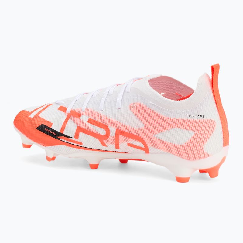 Vaikiški futbolo batai PUMA Ultra 5 Pro FG/AG Jr puma white/puma black/glowing red 3