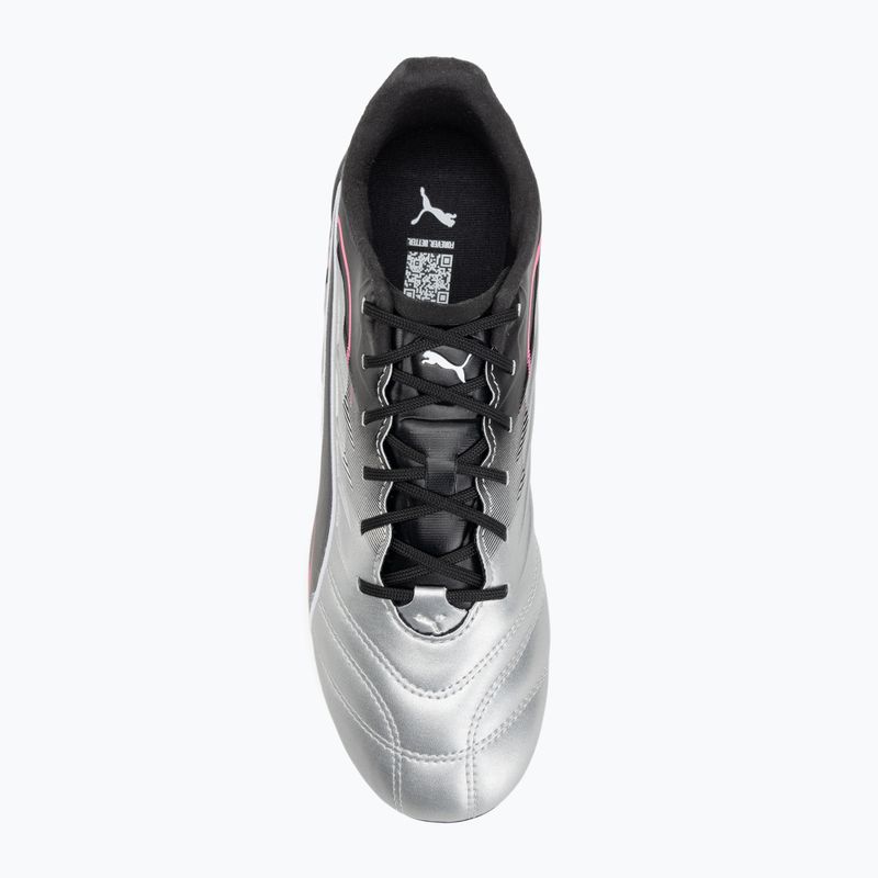 Vyriški futbolo bateliai PUMA King Pro FG/AG puma silver/puma black/sun struck/puma white 5