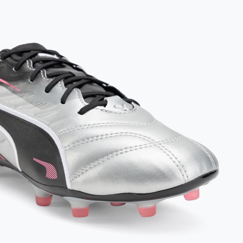Vyriški futbolo bateliai PUMA King Pro FG/AG puma silver/puma black/sun struck/puma white 7